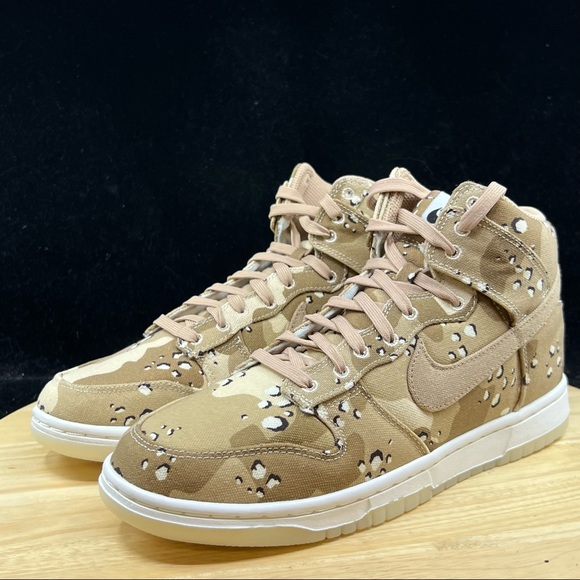 Nike Dunk High Desert Camo - Size Women's 9.5/Men's 8 - DX2314-200 - Picture 2 of 10
